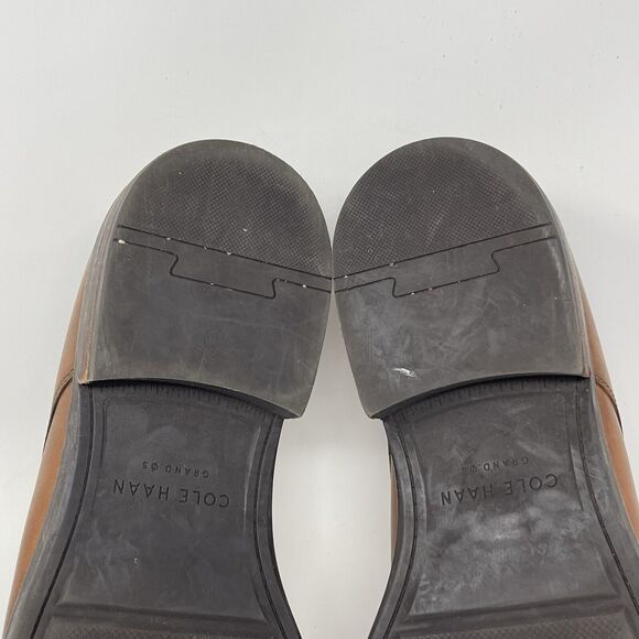 Cole Haan Buckland Shoes Mens 13 M Brown Leather Cap Toe Dress Casual Derby - Picture 15 of 16